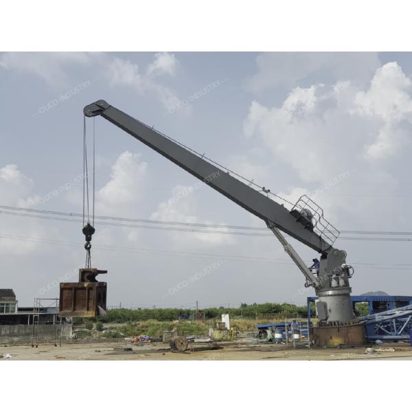 20T 17M Unic Stiff Boom Marine Hydraulic Crane Robust Lifting Capacity