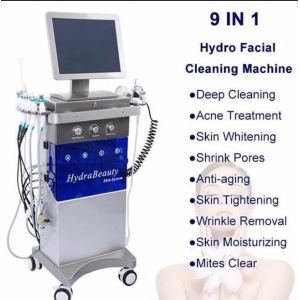 Oxygen BIO Hydra Aqua Peel Facial Machine 5Mhz RF 9 In 1 Hydrafacial Machine