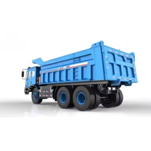 Customized 6*4 Driving Type 3 Axles Tare Weight 39000kg Electric Mining Dump