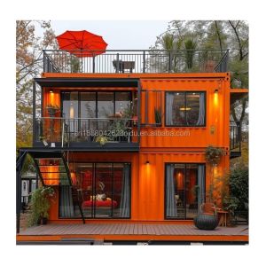 China 20ft Modern Luxury Prefab House Steel Sandwich Panel Modified Shipping Container for Outdoor Garden Living Alternative on sale