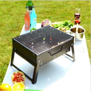 High Quality Easy carry portable garden Tabletop charcoal bbq grill for 3 people