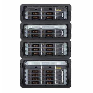 Two Handles 4U Rack Mount Case With 9.8 Inch Depth Locking Latch