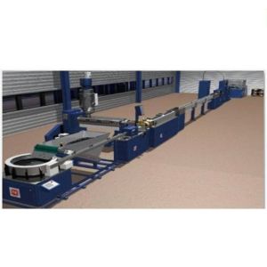 Cheap Labyrinth Type PE Drip Irrigation Tube Extrusion Line 0.16 - 0.24mm Wall Thickness With Single Screw Extruder for sale