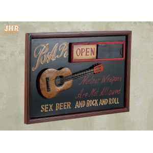 Open And Close Signs Special Wooden Wall Plaques For Shops