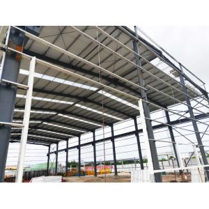 Stable H Steel Structure Industrial Metal Frame Workshop Construction Fast For