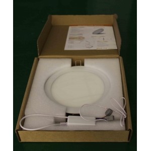 Energy saving 1800lm Round 18W LED Panel Light Aluminum Embedded CE ROHS