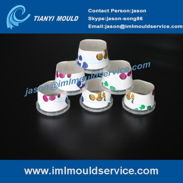 thinwall containers moulding tooling, two cavities thin-walled plastic container