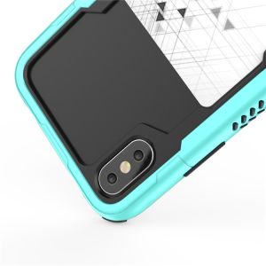 2018 Newest For iphone x case tpu bumper hybrid dual layer Phone Case with Cards