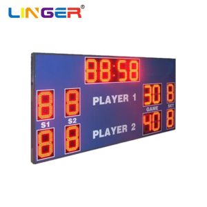 Super Brightness Led Tennis Scoreboard 470mhz Wireless