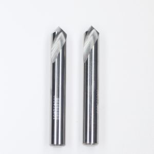 HRC55 2 Flutes NC Spotting Drill Bit For Aluminum Solid Carbide Drill Bit