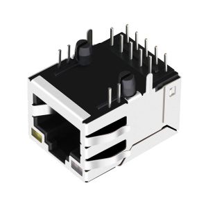 ARJM11C7-502-KB-EW2 100/1000 Base-T 1x1 Port RJ45 MagJack Tab UP Green&Orange