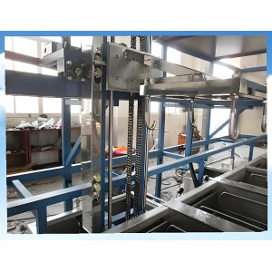 China Single Arm Manipulator Conveying Cleaning Equipment Equipped With Roller Basket For Small Stamping Parts on sale