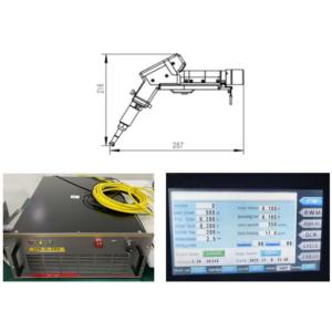 Cheap 1500W Handheld Single Motor Laser Welding Machine with Multifunctional Laser Output Modes for sale