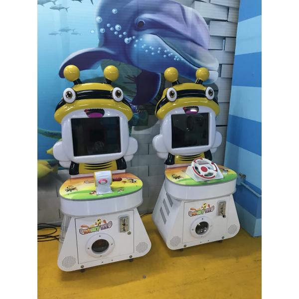 Attractive Kids Electric Racing + Arcade Fishing Game Machine 1 Year Warranty