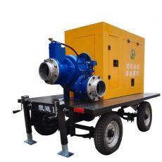 China electric motor powered self priming trash pump Diesel Engine Driven Septic Tank Pump With Trailer Mounted on sale