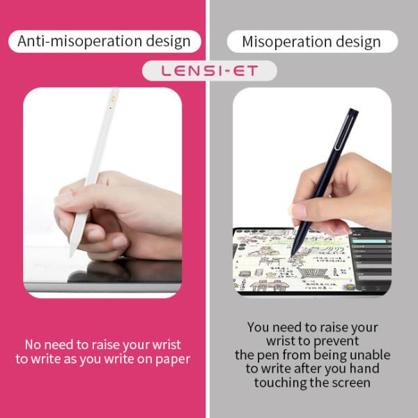 White Digital Art Stylus Pen Education Bluetooth Stylus With Palm Rejection