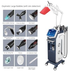 12 In1 Aqua Peeling Oxygen Hydrafacial Machine Deep Cleaning With Skin Detection