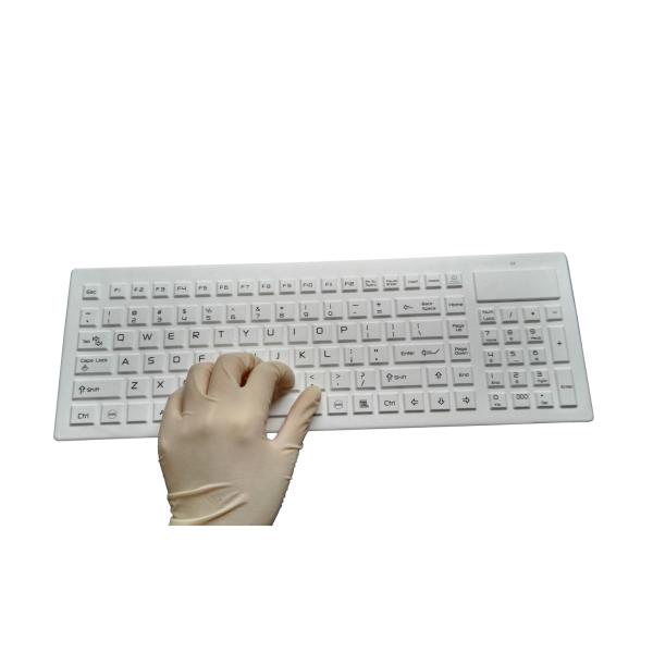 380 X 130 X 14mm Rechargeable Wireless Keyboard , Clean Key Cherry Industrial
