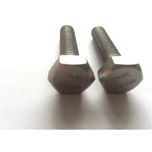 Cheap 1/2&quot; - 2 1/2&quot; N08031 Nickel Alloy Fasteners W.Nr.1.4562 Alloy 31 Hex Bolt Screw ASME B18.2.1 for sale