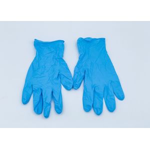 China Disposable Clear Examination Safety Hand Protection Nitrile Gloves on sale