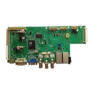 Custom LED PCB Printed Circuit Board Assembly Fr4 Pcb Material silkscreen white