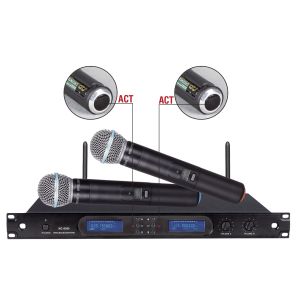 excellent quality 8008 wireless microphone system 200 channels infrared LCD