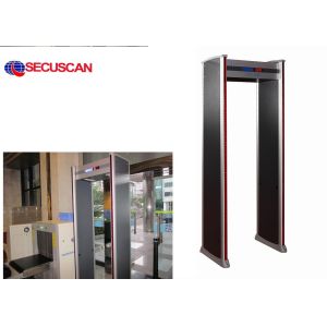 Economic walk through metal detector with LCD screen for Military installations