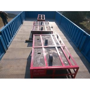 High Chrome Cr18 White Iron Castings Parts , Cast Iron Chute Lining