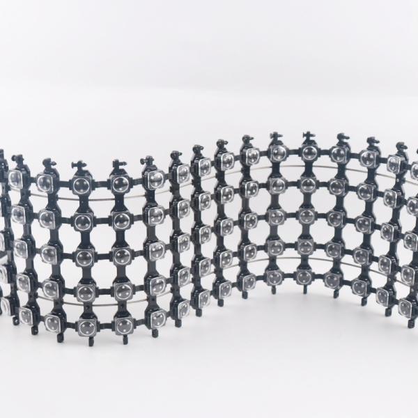 Outdoor LED Mesh Screen Advertising LED Mesh Curtain With Customizable Panel