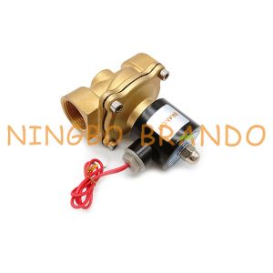 Cheap UW-25 2W250-25 1'' 2/2 Way Semi-Diaphragm Brass Solenoid Valve for sale