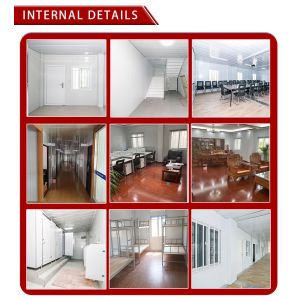 Modern Design Steel Shipping Container House with Furniture Luxury Prefab