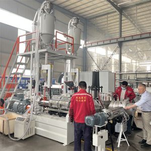 Water Gas Pipe Extrusion Machine Plastic Extrusion Machinery Pe Pipe Production