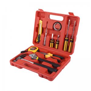 Cheap 12pcs Household Hardware Portable Toolbox With Combination Hardware Toolbox Ratchet Wrench Set for sale