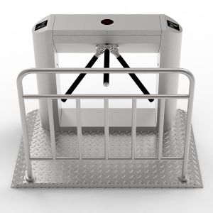 Automatic Fingerprint Access Control Tripod Turnstile Face Recognition 304