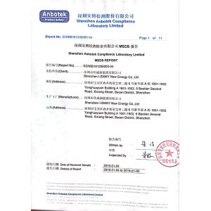 Shenzhen Zhengtang Technology Co. Certifications