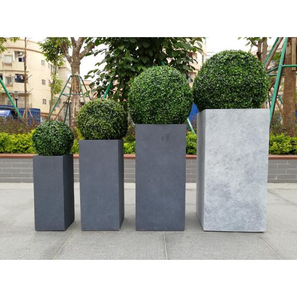 Quality 7-8 Years Indoor Life Time Fiber Clay Planter For Tall Rectangle Spaces wholesale