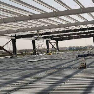 Cheap Prefabricated Ready Made Steel Structures Warehouse Building For Food Factory for sale