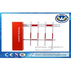 1.5mm Galvanized Plate Automatic Barrier Gate 6 Meter Boom For Car Parking
