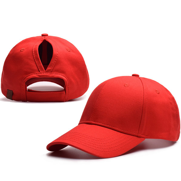 Quality Back Hole sun visor blank caps for promotional items Wholesale Pony Tail Baseball Hat Adjustable mesh baseball cap wholesale