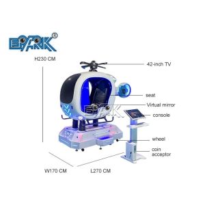 Commercial 3000W Virtual Reality Simulator 360 Flight Motion