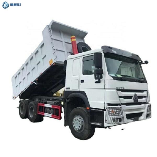 Quality 30 ton Howo 375hp 2014 Dump Second Hand Truck With New Bucket / Tyres wholesale