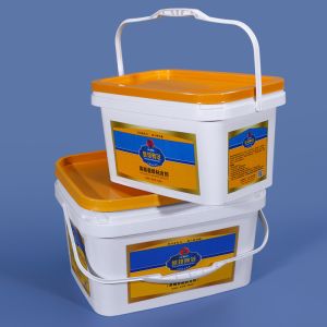 Thickened Lid Plastic Rectangle Bucket With Lid For Outdoor Fishing Camping 4