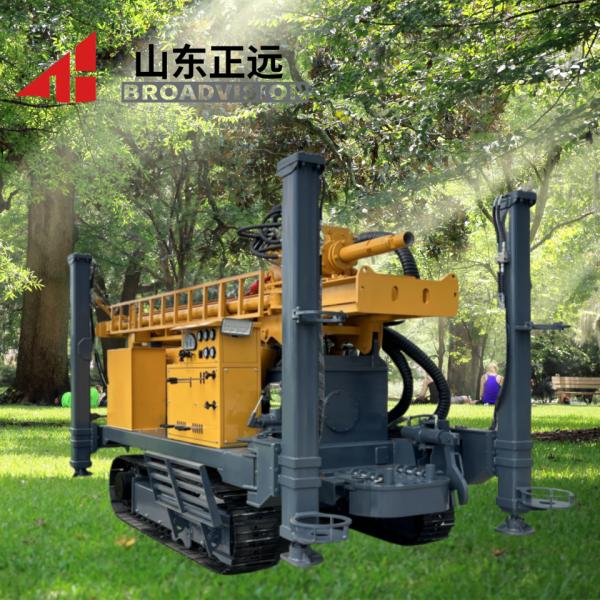 The ZB450S crawler water well drilling rig is stable and reliable, with strong