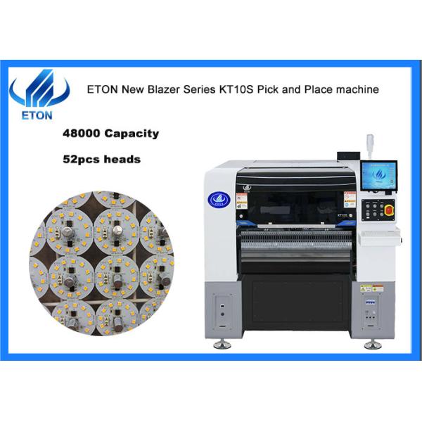 52 Feeder Station Magnetic Linear Motor Pick And Place Machine SMD Production