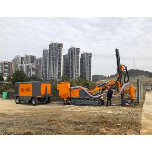 China factory 110kw 350cfm 14.5bar portable diesel screw air compressor for sale