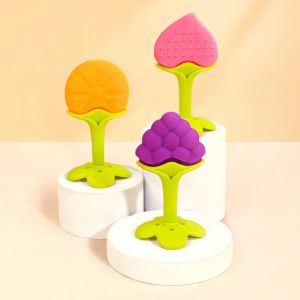 Cheap Reusable Odorless Baby Silicone Teether , Multipurpose Sensory Teething Toy for sale