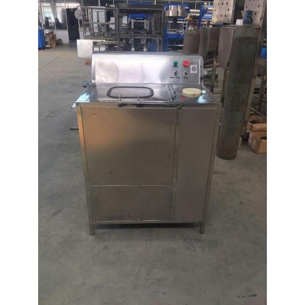 3/5 Gallon Water Bottle Cap Removing And Washing Machine With Water Filling Material