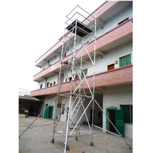 Buy cheap Lightweight Mobile Scaffold Tower Safe Aluminum Ringlock Scaffolding from wholesalers