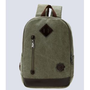 Canvas school backpack