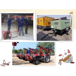 2019 hotsell seismic drilling rig & air compressor